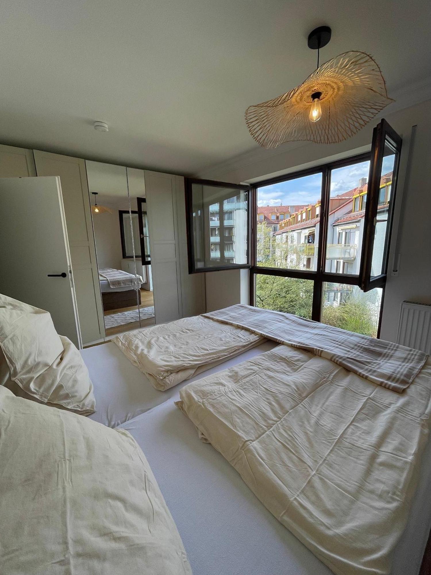 Modernes Designer Apartment Mit Balkon 5 Min Zum Oktoberfest & City Apartment *